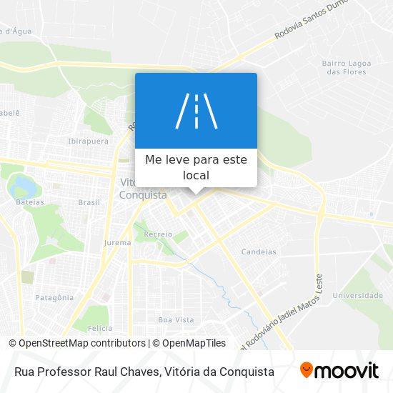 Rua Professor Raul Chaves mapa