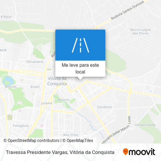 Travessa Presidente Vargas mapa