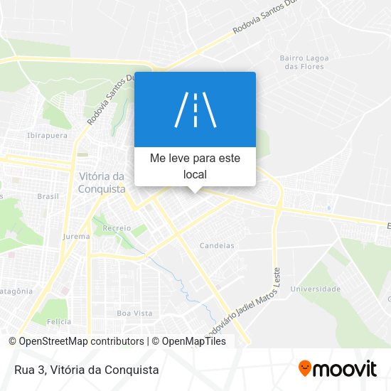 Rua 3 mapa