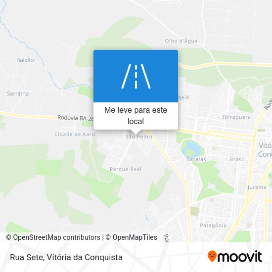 Rua Sete mapa