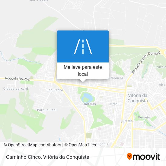 Caminho Cinco mapa