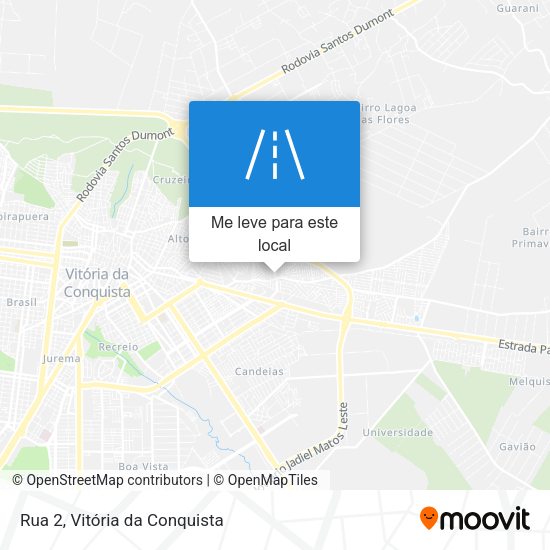 Rua 2 mapa