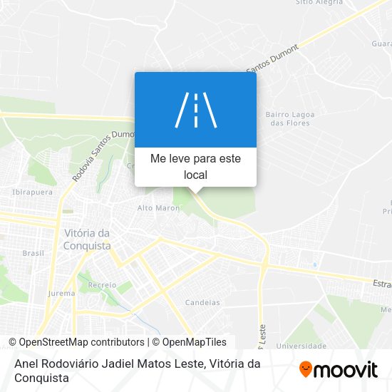 Anel Rodoviário Jadiel Matos Leste mapa