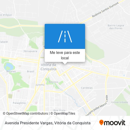 Avenida Presidente Vargas mapa