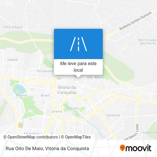 Rua Oito De Maio mapa