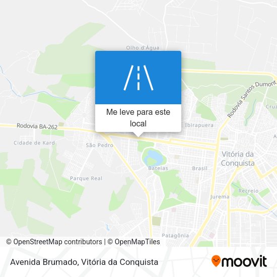 Avenida Brumado mapa