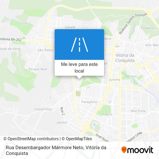 Rua Desembargador Mármore Neto mapa