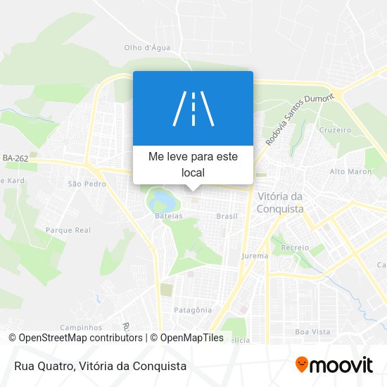 Rua Quatro mapa