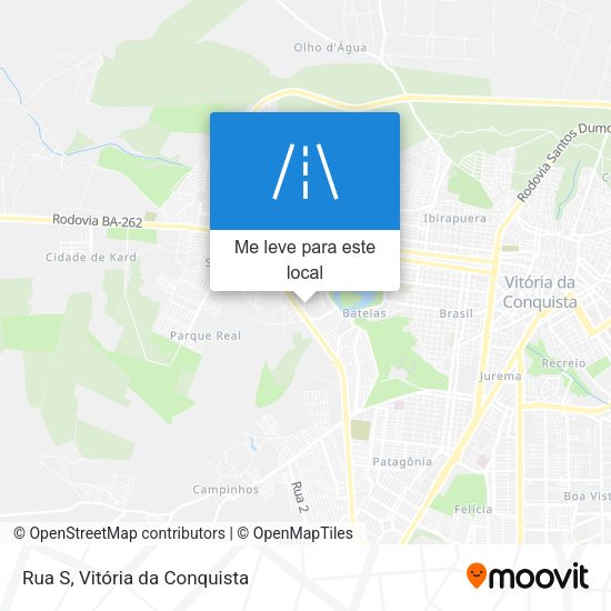 Rua S mapa