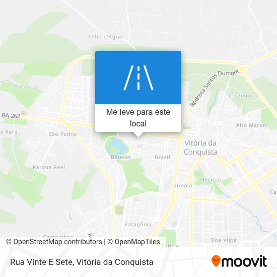 Rua Vinte E Sete mapa
