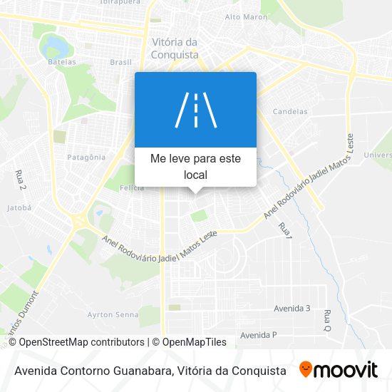 Avenida Contorno Guanabara mapa