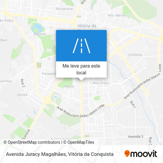 Avenida Juracy Magalhães mapa