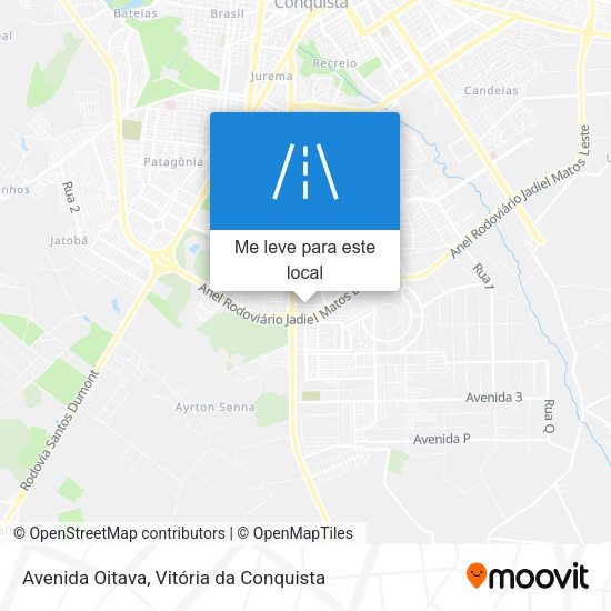 Avenida Oitava mapa