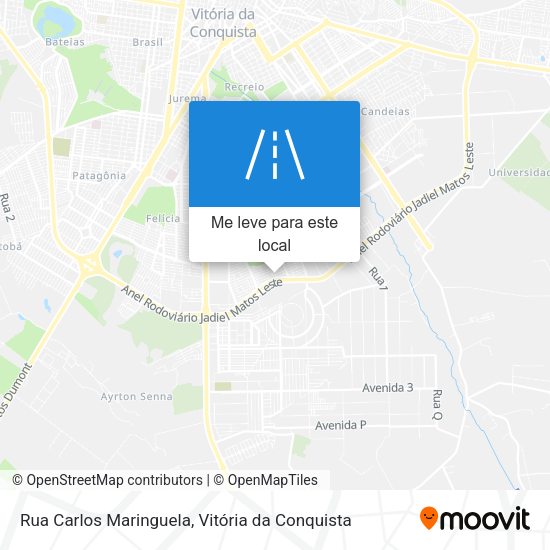 Rua Carlos Maringuela mapa