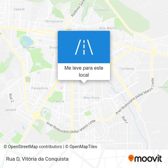 Rua D mapa
