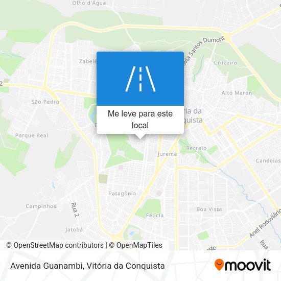 Avenida Guanambi mapa