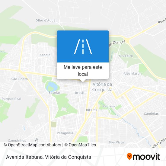 Avenida Itabuna mapa