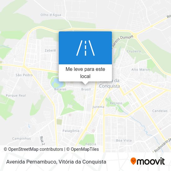 Avenida Pernambuco mapa