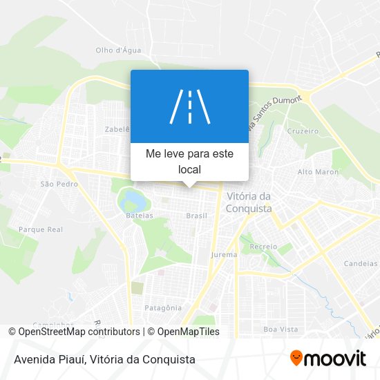 Avenida Piauí mapa