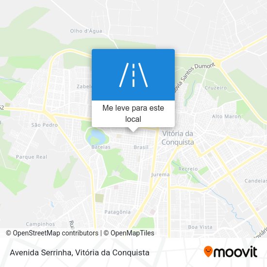 Avenida Serrinha mapa