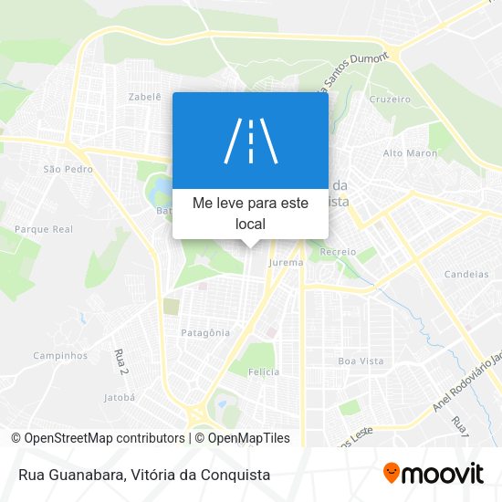 Rua Guanabara mapa