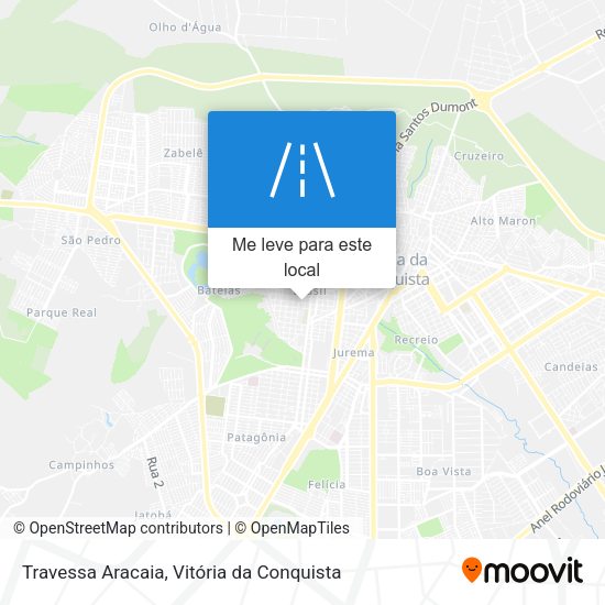 Travessa Aracaia mapa