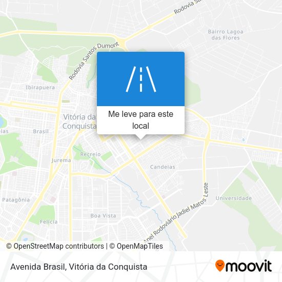 Avenida Brasil mapa