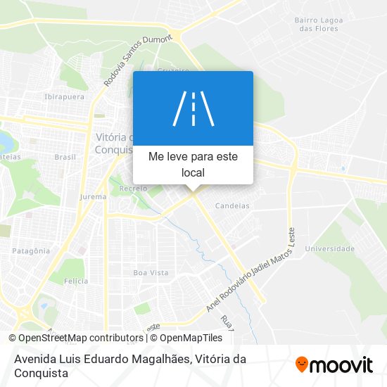Avenida Luis Eduardo Magalhães mapa