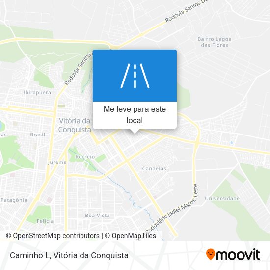 Caminho L mapa