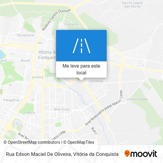 Rua Edson Maciel De Oliveira mapa