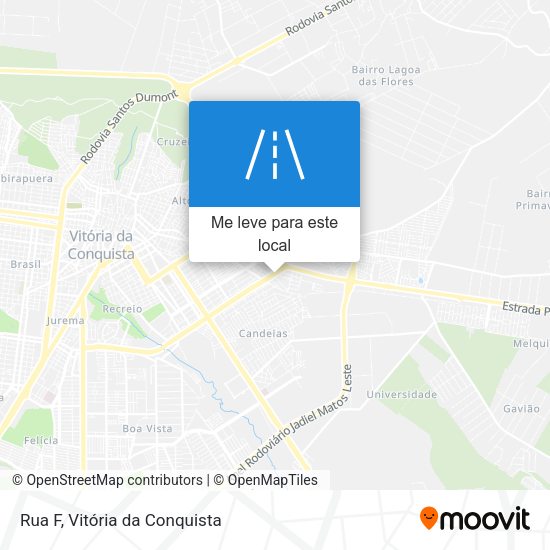 Rua F mapa