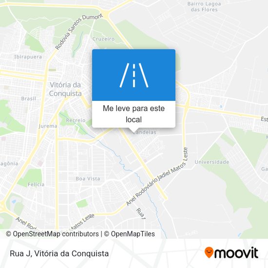 Rua J mapa