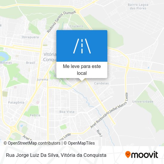 Rua Jorge Luiz Da Silva mapa
