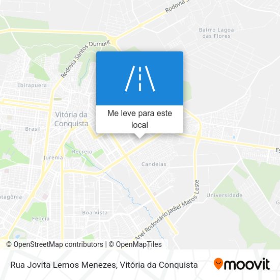 Rua Jovita Lemos Menezes mapa