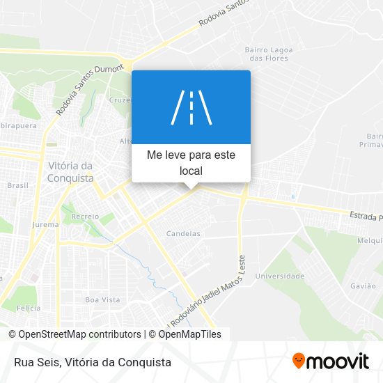 Rua Seis mapa