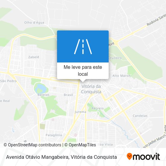 Avenida Otávio Mangabeira mapa