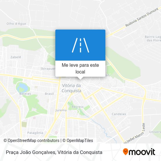 Praça João Gonçalves mapa