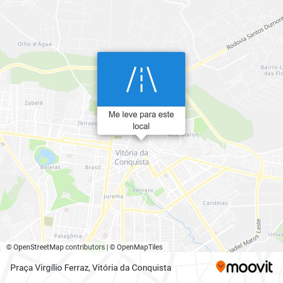 Praça Virgílio Ferraz mapa