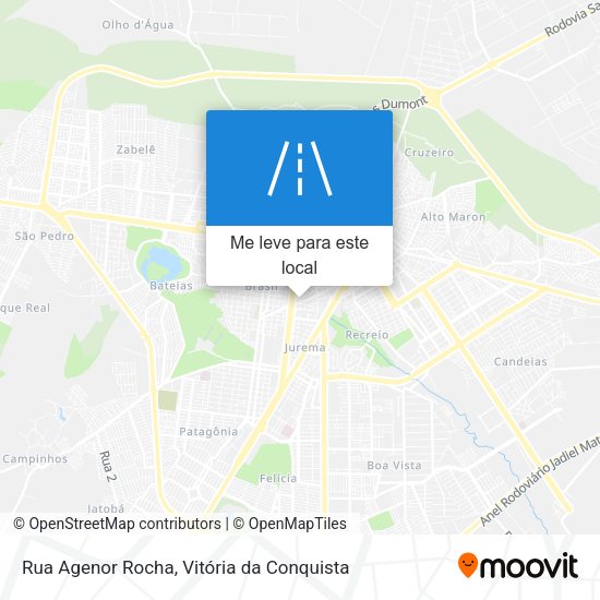 Rua Agenor Rocha mapa