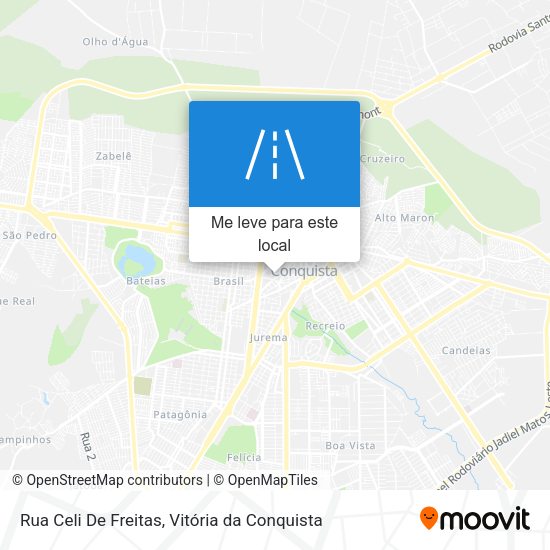 Rua Celi De Freitas mapa