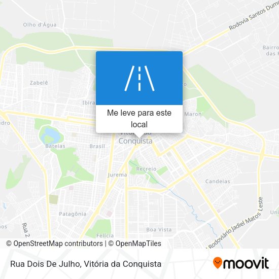 Rua Dois De Julho mapa