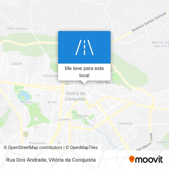 Rua Dos Andrade mapa