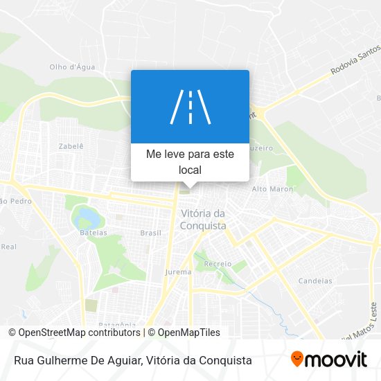 Rua Gulherme De Aguiar mapa
