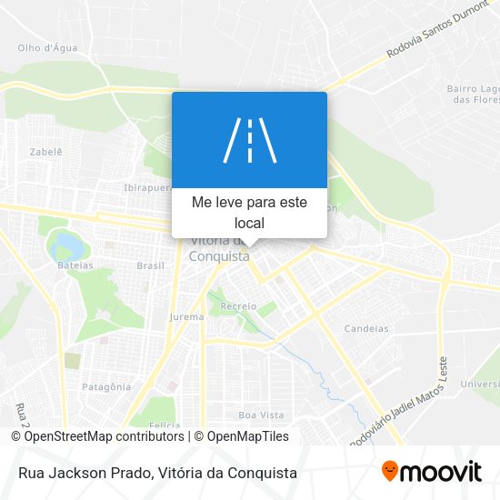 Rua Jackson Prado mapa