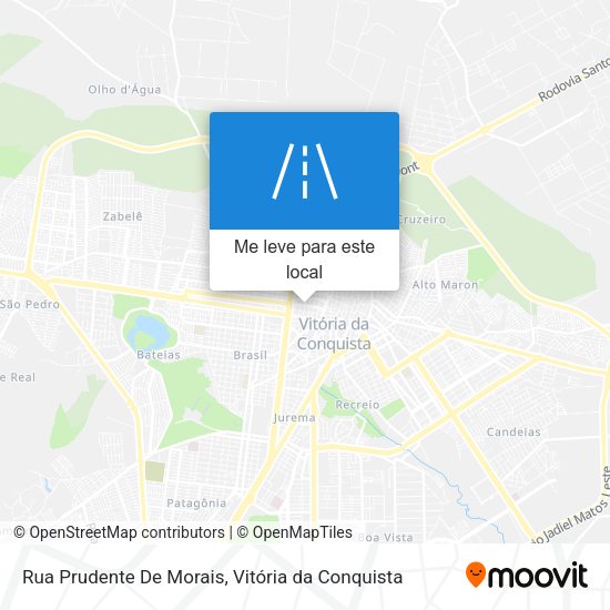 Rua Prudente De Morais mapa