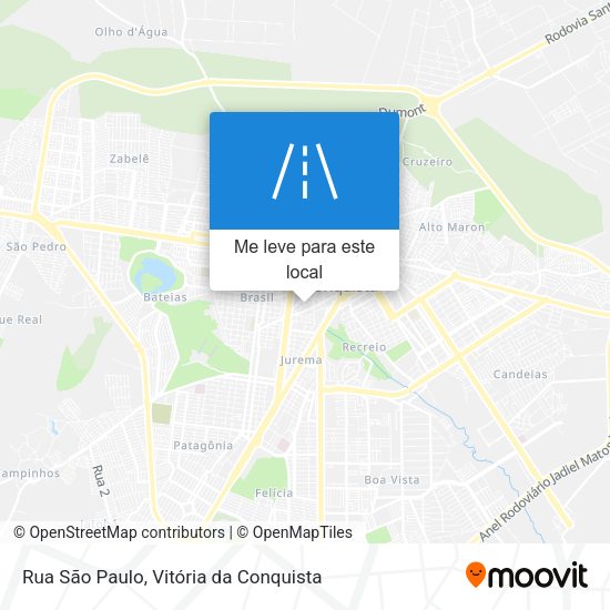 Rua São Paulo mapa