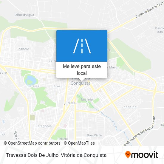Travessa Dois De Julho mapa
