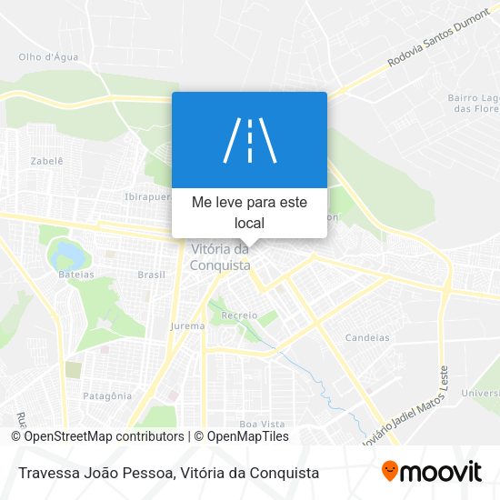 Travessa João Pessoa mapa