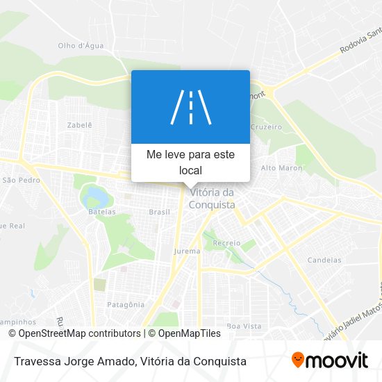 Travessa Jorge Amado mapa