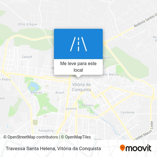 Travessa Santa Helena mapa